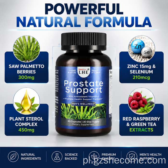 Shecome Wzory dla zdrowia Saw Palmetto Zdrowie prostaty